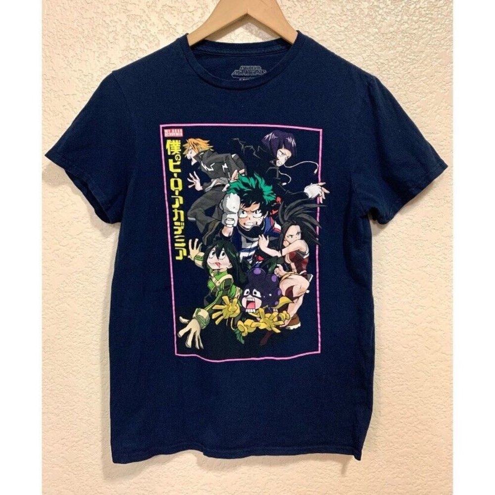 Hot Topic My Hero Academia Blue Graphic Tee